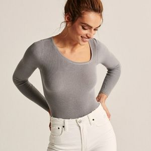 Abercrombie Asymmetrical Sweater Bodysuit